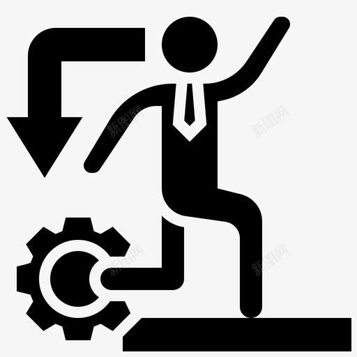 Sprintscrum过程2glyph图标svg_新图网 https://ixintu.com Sprint glyph scrum 过程