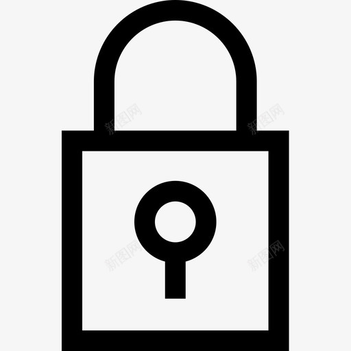 锁编程35线性图标svg_新图网 https://ixintu.com 线性 编程