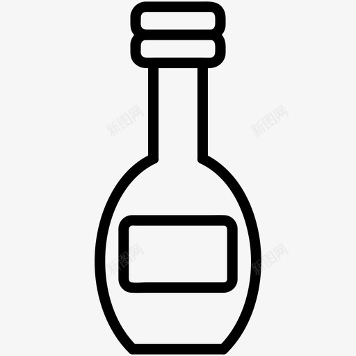 朗姆酒酒饮料图标svg_新图网 https://ixintu.com 威士忌 朗姆 瓶子 食物 饮料 香槟