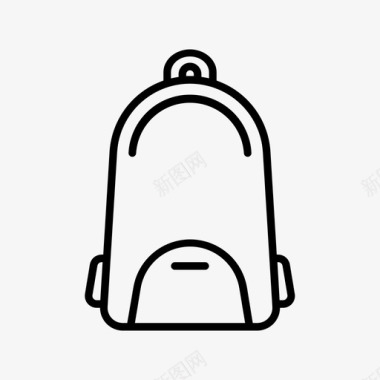 超薄旅行包背包书包图标图标