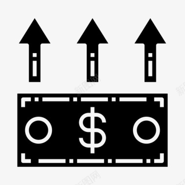 利润发展进化图标图标