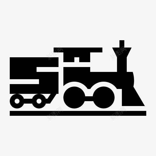 干火车运输车辆图标svg_新图网 https://ixintu.com 干火车 车辆 车辆和运输标志 运输