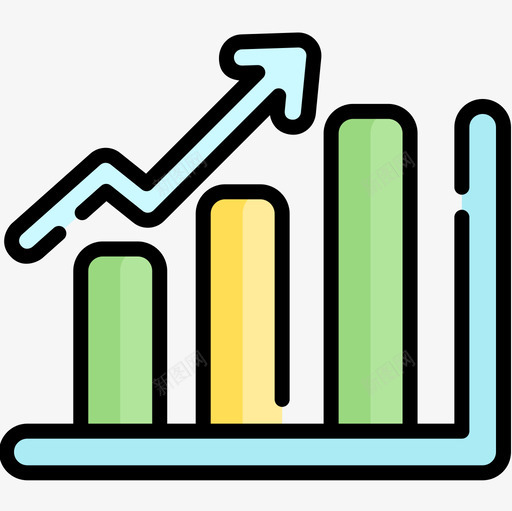 图表销售35线颜色图标svg_新图网 https://ixintu.com 图表 销售 颜色