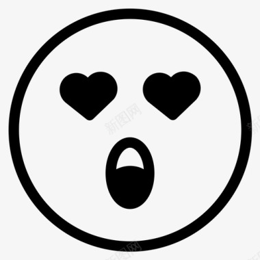 表情符号爱爱字形2图标图标
