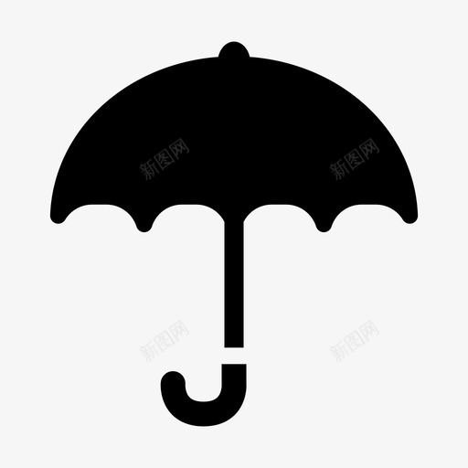 伞保险保持干燥图标svg_新图网 https://ixintu.com 下雨 保护 保持 保险 干燥