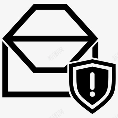 垃圾邮件通信电子邮件图标图标