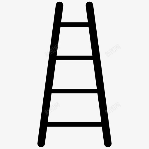 楼梯家梯子图标svg_新图网 https://ixintu.com 向上 工具 梯子 楼梯 移动