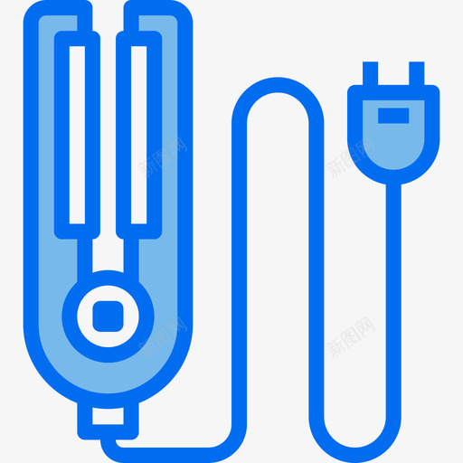 矫直机家用电子5蓝色图标svg_新图网 https://ixintu.com 家用电子 矫直机 蓝色