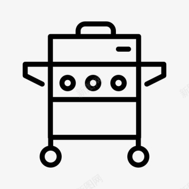 GrillBBQ30线性图标图标