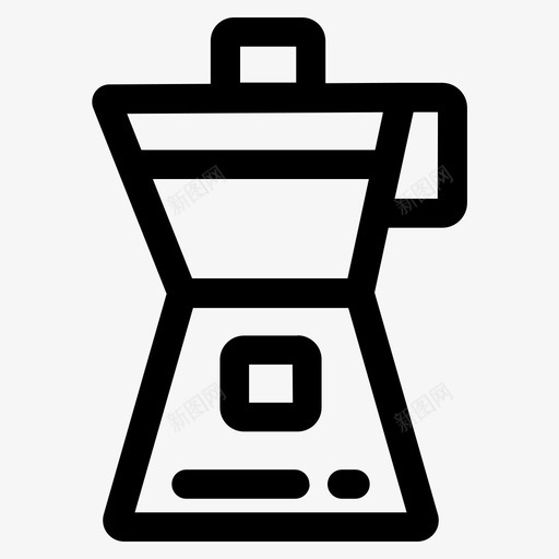 榨汁机搅拌机厨房图标svg_新图网 https://ixintu.com 厨房 搅拌机 机器 榨汁机