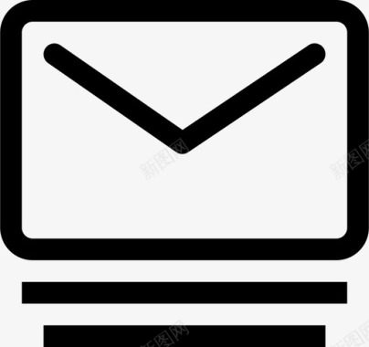 消息束电子邮件信封图标图标