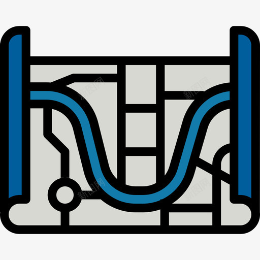 地图位置65线颜色图标svg_新图网 https://ixintu.com 位置 地图 颜色