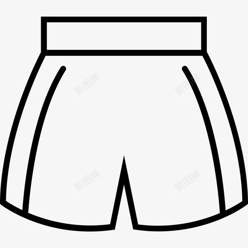 短裤拳击手衣服图标svg_新图网 https://ixintu.com 拳击手 短裤 衣服 运动