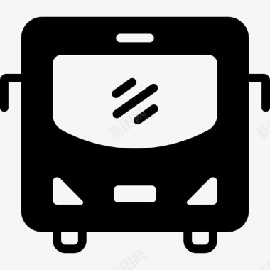 公共汽车马车运输工具图标图标