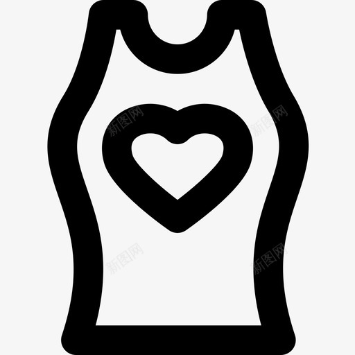 T恤母亲节1直纹图标svg_新图网 https://ixintu.com 母亲节 直纹