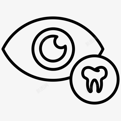 检查牙齿37轮廓图标svg_新图网 https://ixintu.com 检查 牙齿 轮廓