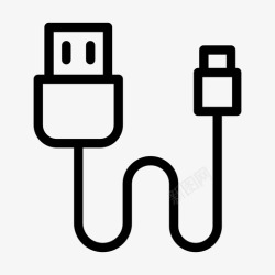 主机连接数据线连接器硬件图标高清图片