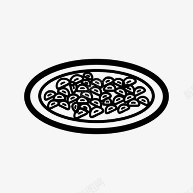 面团饺子面粉图标图标