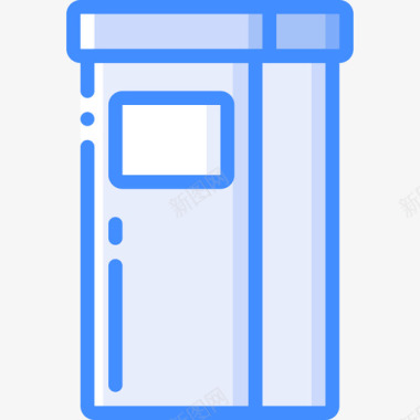 酒盒容器4蓝色图标图标