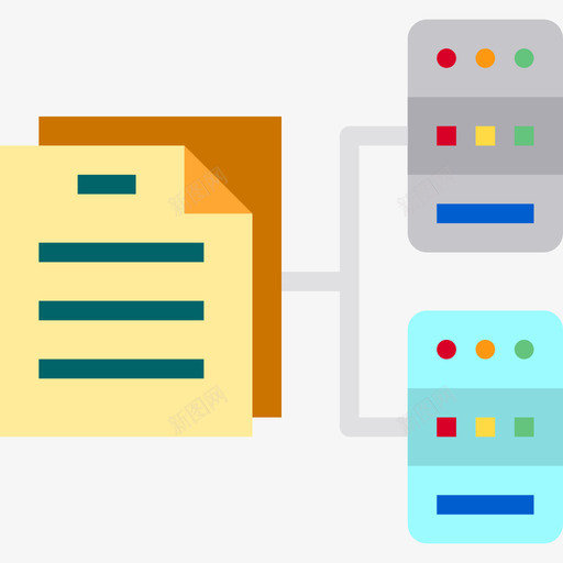 数据库计算机数据存储3平面图标svg_新图网 https://ixintu.com 平面 数据库 计算机数据存储3