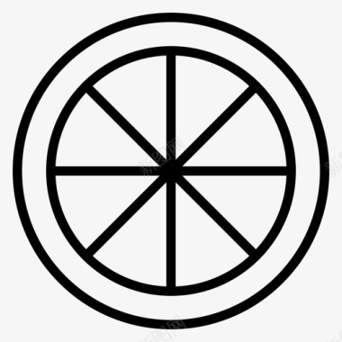 柑橘食物橘子图标图标