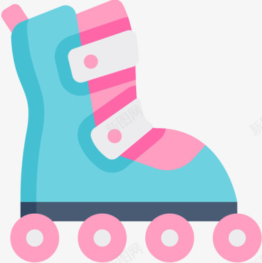 溜冰鞋儿童玩具11扁平图标图标