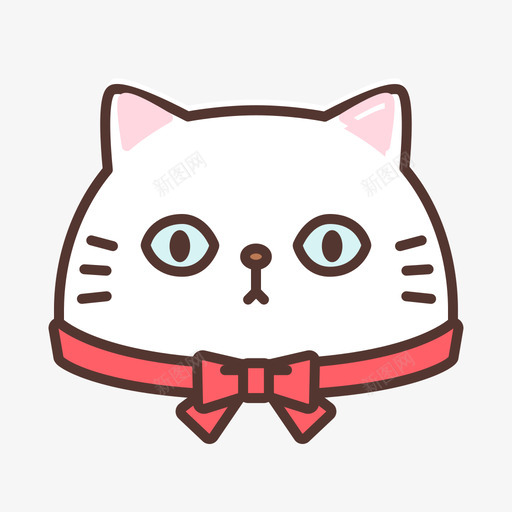 喵 catsvg_新图网 https://ixintu.com 喵 cat 喵 猫 可爱 动物 手绘 多色