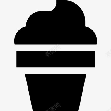 冰淇淋马戏团58填充图标图标
