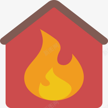 燃烧室暖气3平房图标图标