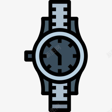 腕表零售价35线性颜色图标图标