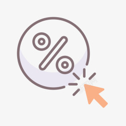 广告公司标志Ctr广告公司线性颜色图标高清图片