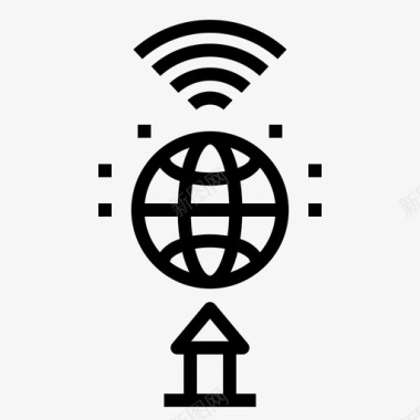 在线媒体新闻图标图标