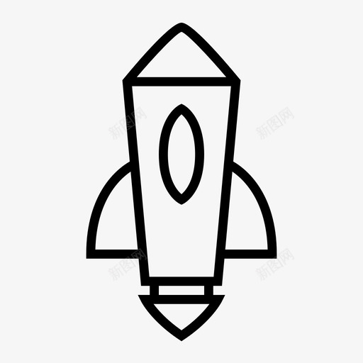 火箭发射科技航天器图标svg_新图网 https://ixintu.com 创业 宇宙飞船 火箭发射 科技 航天器