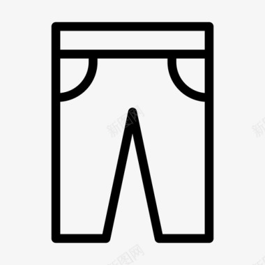 裤子布料牛仔裤图标图标