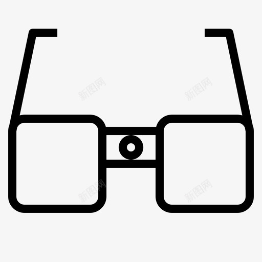 间谍眼镜摄像机闭路电视家庭图标svg_新图网 https://ixintu.com 安全 家庭 摄像机 概述 眼镜 系统 闭路电视 间谍