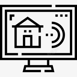 自动化装置家庭自动化家庭自动装置2线性图标高清图片