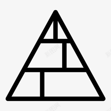 金字塔古代文化图标图标
