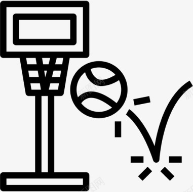 篮球孩子直系图标图标