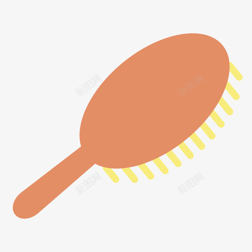 梳子美容和水疗11平的图标svg_新图网 https://ixintu.com 平的 梳子 水疗 美容
