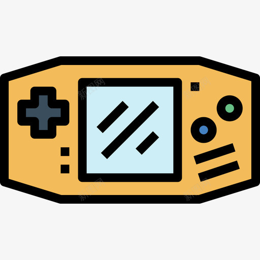 Gameboy儿童3线性颜色图标svg_新图网 https://ixintu.com Gameboy 儿童 线性 颜色