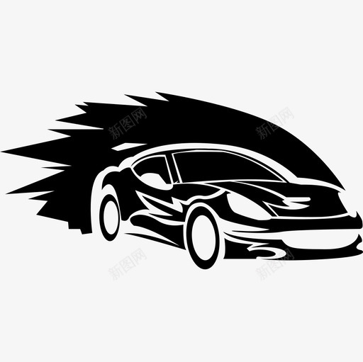 sports-car2svg_新图网 https://ixintu.com sports-car2 sports car 单色 简约