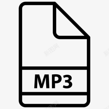 mp3音频乐队图标图标