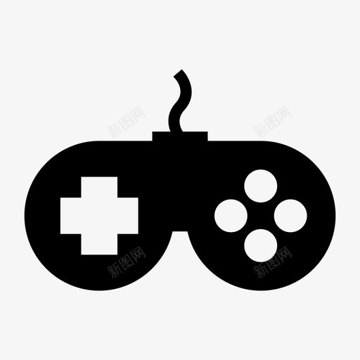 gamepad视频游戏控制器硬件图标svg_新图网 https://ixintu.com gamepad uiglyph 硬件 视频游戏控制器 设备