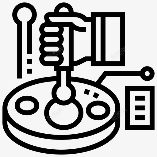 微生物学细菌生物技术图标svg_新图网 https://ixintu.com 培养 实验室 微生物学 生物工程 生物技术 细菌