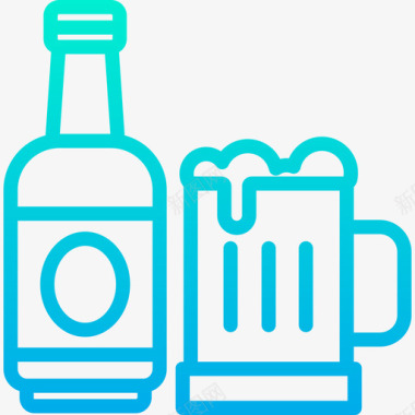 梯度啤酒44图标图标