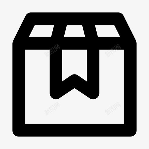 产品箱子交货图标svg_新图网 https://ixintu.com 交货 产品 包装 商业 箱子 融资 运输