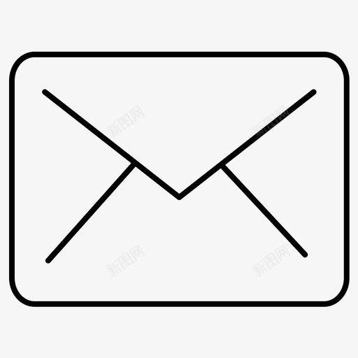 信件电子邮件信封图标svg_新图网 https://ixintu.com commons creative 信件 信封 常规 消息 电子邮件 集合