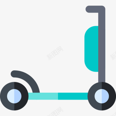 小型摩托车车辆和运输工具7平板图标图标