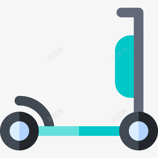 小型摩托车车辆和运输工具7平板图标svg_新图网 https://ixintu.com 小型摩托车 平板 车辆和运输工具7