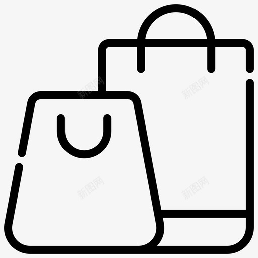 购物袋旅游度假图标svg_新图网 https://ixintu.com 度假 旅游 购物袋